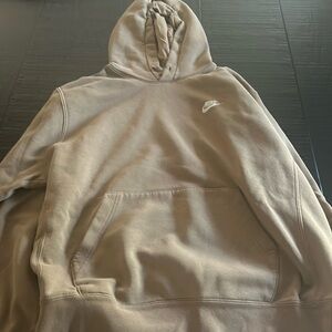 Tan Nike hoodie